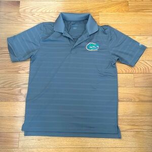 Mens Champion gray Gator golf shirt. Size smalll.